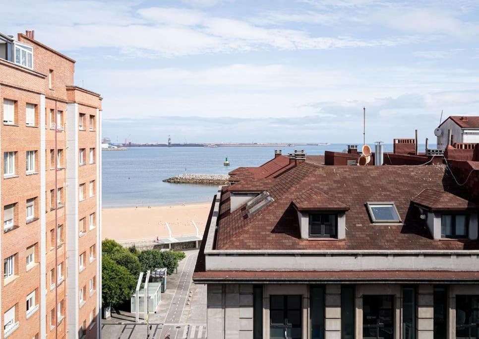 Myhousespain - Moderno Piso Frente Al Mar Gijón Dış mekan fotoğraf