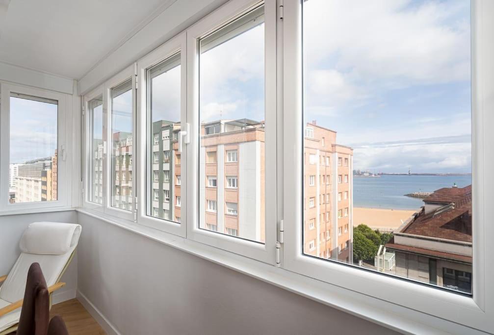 Myhousespain - Moderno Piso Frente Al Mar Gijón Dış mekan fotoğraf